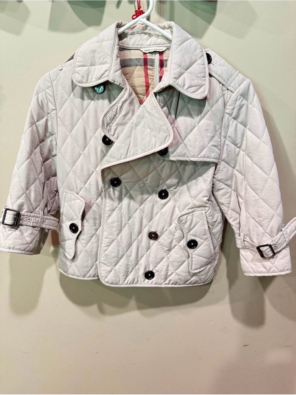 Burberry Quilted Double-Breasted Jacket